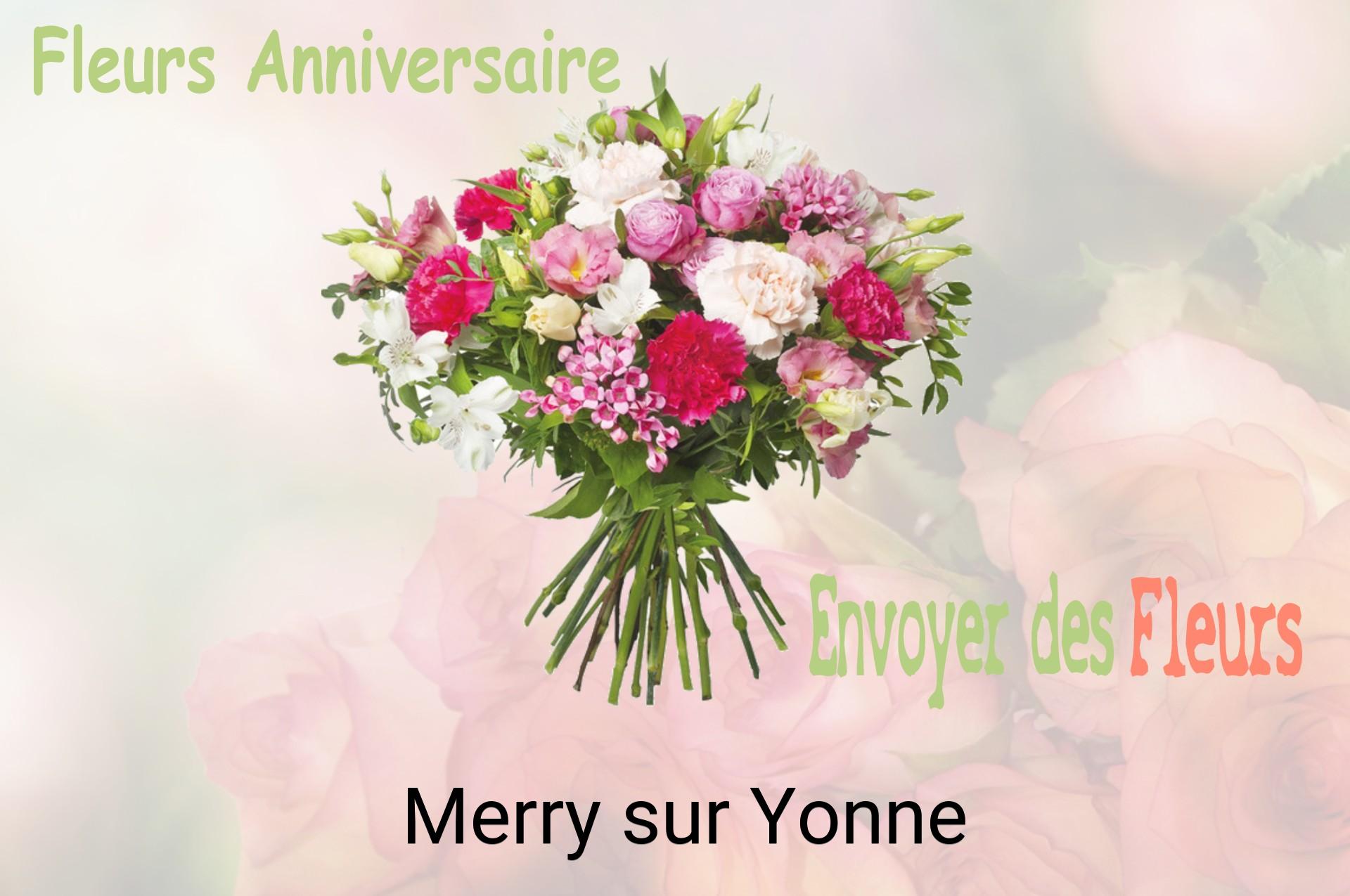 Bouquet de fleurs d’anniversaire livré à Merry-sur-Yonne
